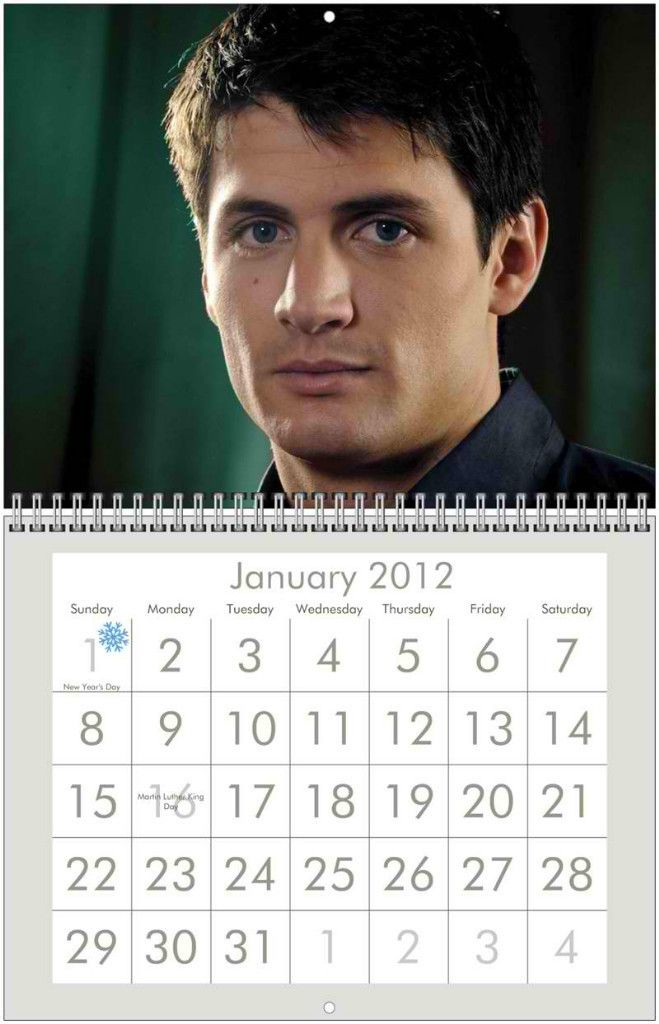 James Lafferty 2012 Wall Calendar One Tree Hill