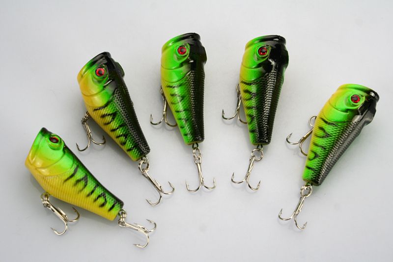 Lot 5 Fishing Lures Crankbait Hooks 7 4G 5cm