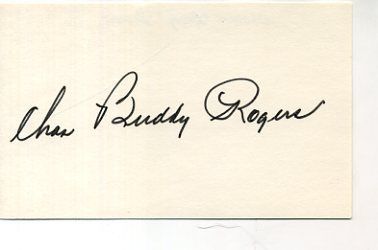 Charles Buddy Rogers 1930s Actor Wings Signed Autograph