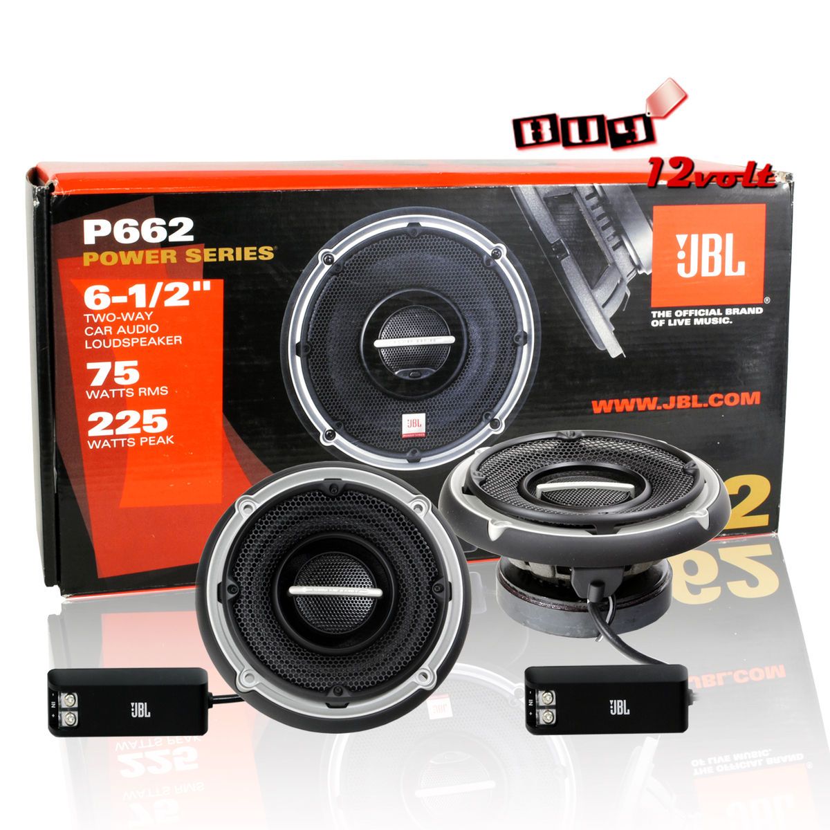 JBL P662 6 1 2 2 Way Car Speakers