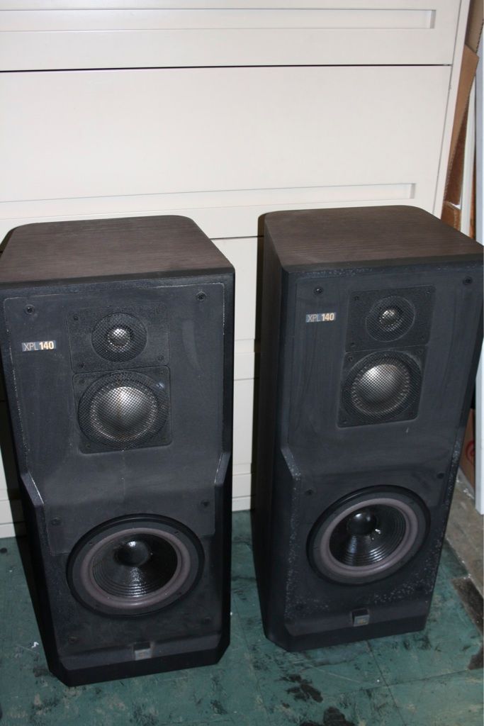 JBL XPL140 Audiophile 3 Way Speakers Pair Titanium Mid