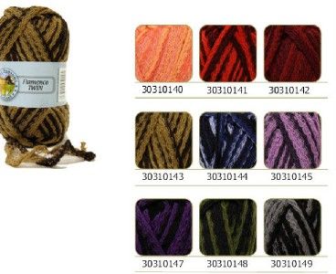 GRUNDL FLAMENCO FLOATING LACY RUFFLE SCARF YARN   50G   Various Shade