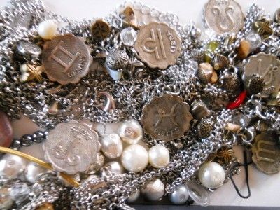 Huge Vintage Now Costume Jewelry Junk Craft Salvage Repair Rhinestone