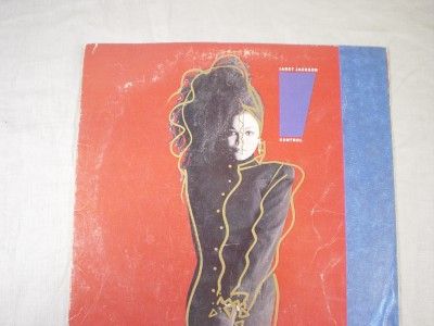 Janet Jackson Vintage Vinyl LP Record Album Control