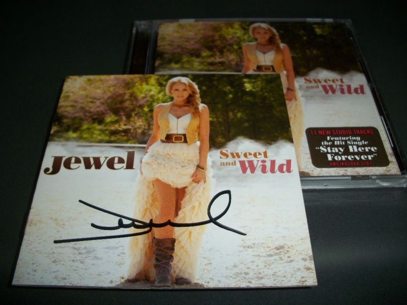 Jewel RARE Authentic Hand Signed CD Sweet and Wild 2010 Jewel Kilcher