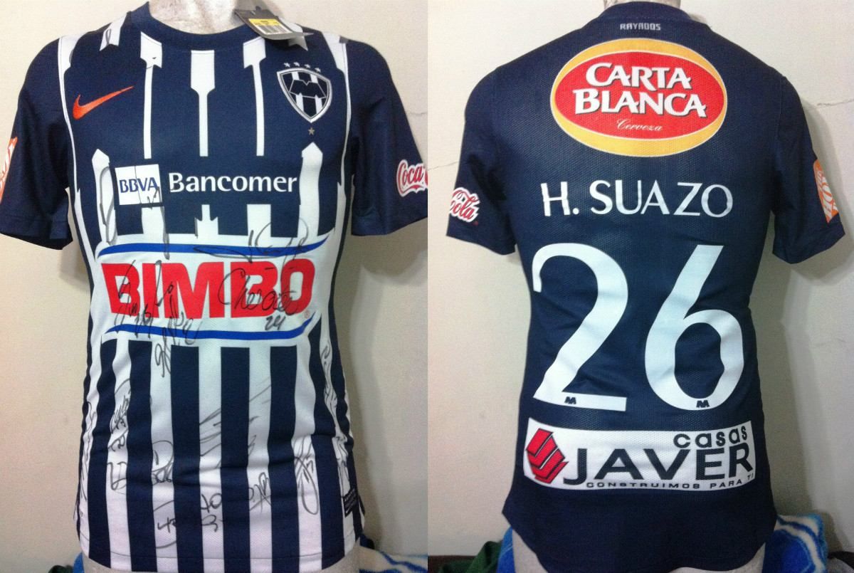 jersey rayados de monterrey talla chica mediana grande o xl 100 %