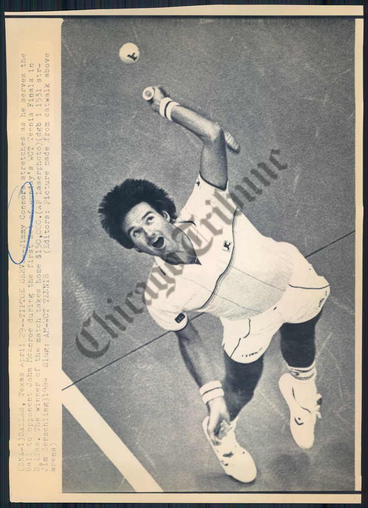CT PHOTO auh 679 Jimmy Connors Tennis Player Sports Ten
