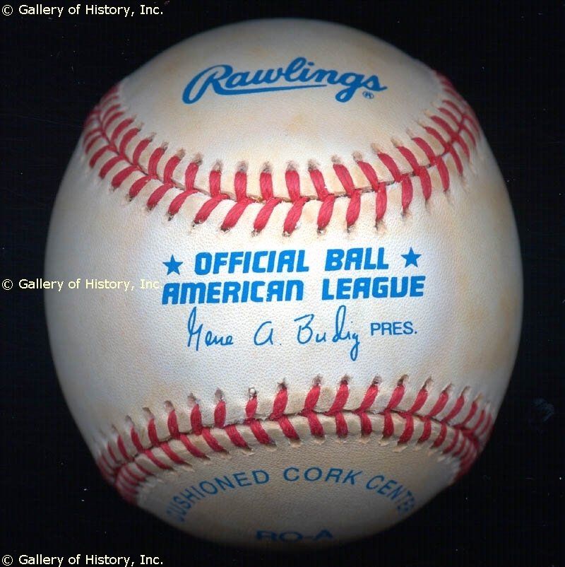 Jimmy Piersall Baseball Signed