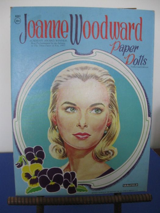 Vtg Paper Dolls Joanne Woodward 1958 Saalfield