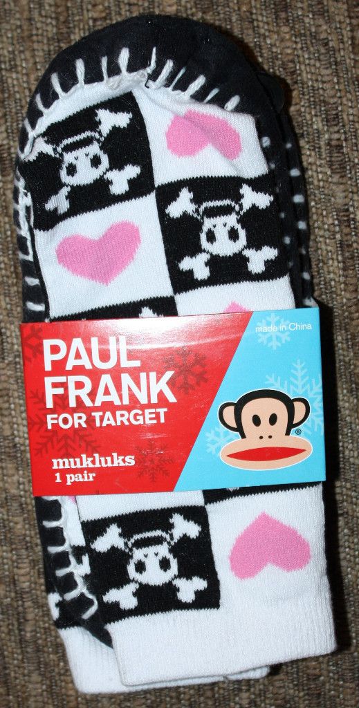 Paul Frank Skurvy Mukluk Slipper Socks Size s M or L XL 