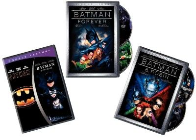 Batman Complete 4 Movie Collection (5 Disc DVD Set) Returns, Forever