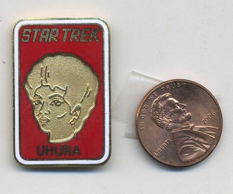 Pin Cloisonné TOS Star Trek Uhuru Nichelle Nichols