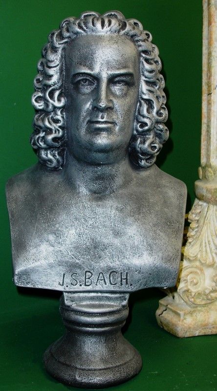 Johann Sebastian Bach Bust Music Sculpture Art Statue