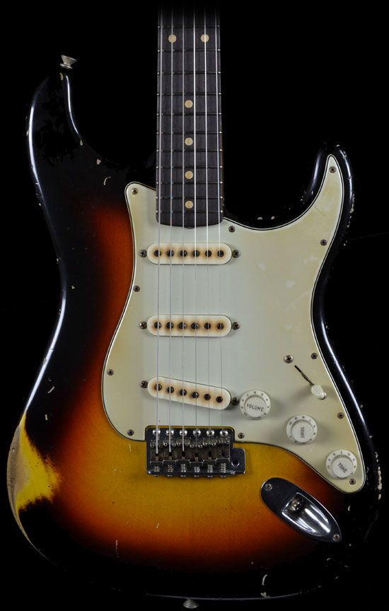 Fender John Cruz Masterbuilt 1960 Stratocaster Relic 3 Tone Sunburst