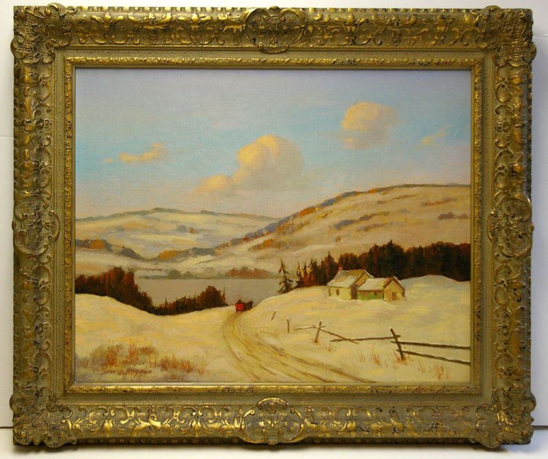 Winter in The Laurentians John H Beynon 1890 ACT1931