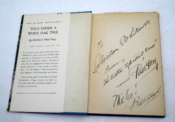 WILLIAM S HART PONY SIGNED BOOK W DJ 1922 FLAGG ART  