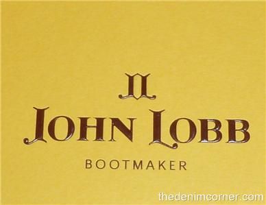 BNIB John Lobb Hutton Brogue Size 11 5e Last 7000 Black Oxford Calf Wingtip  