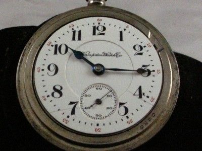 Vintage 18s Hampden 21 John Hancock Pocketwatch Running  