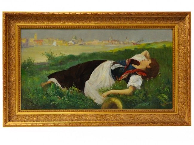 Marino Tartaglia Croatian 1894 1984 Oil Painting  