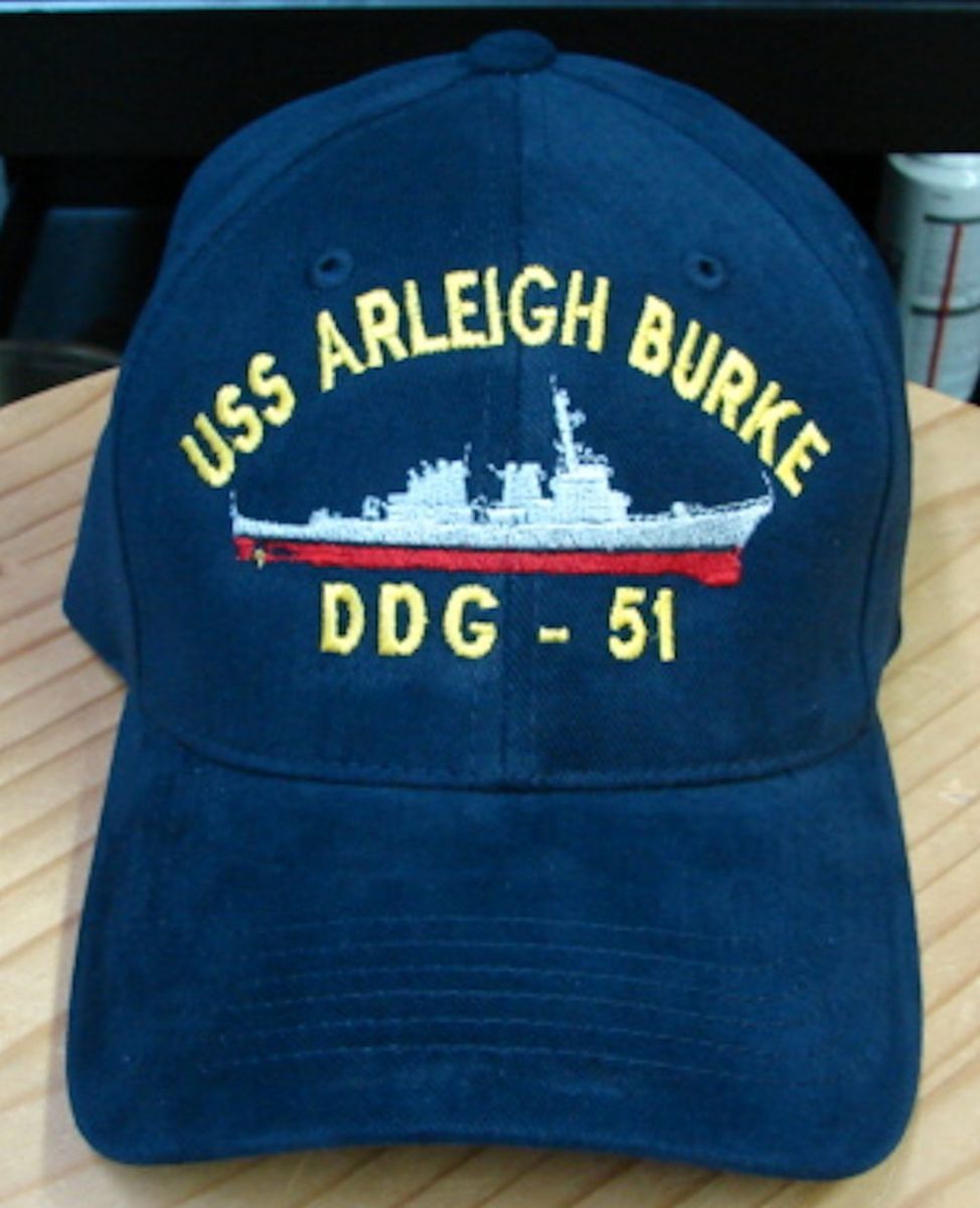 USS John Paul Jones DDG 53 Embroidered Hat Cap  
