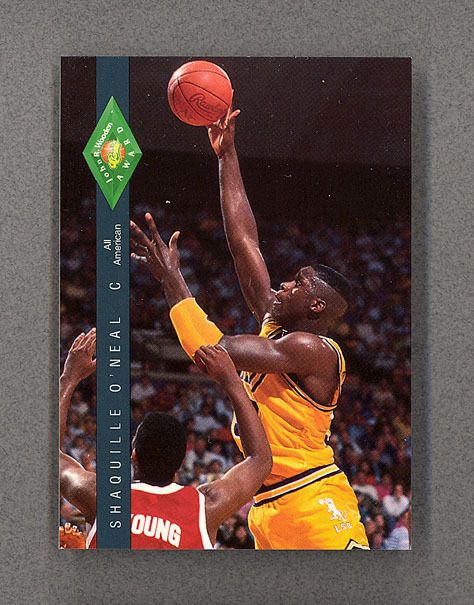 1992 Classic 318 John Wooden Shaquille Oneal LSU Tigers Rookie NM MT 3069  