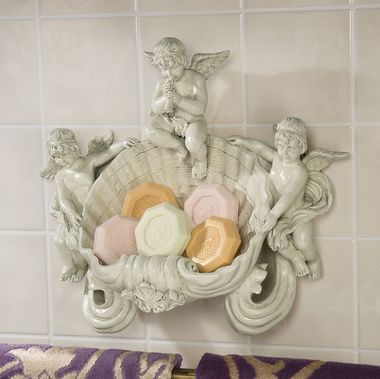 The Cherub Font Wall Sculpture Statue  