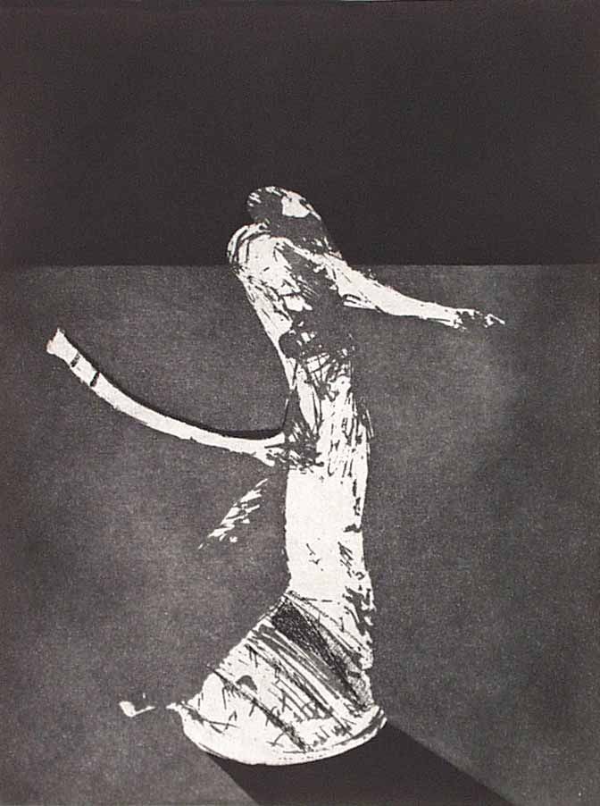 Fritz Scholder Native Amer Etching  