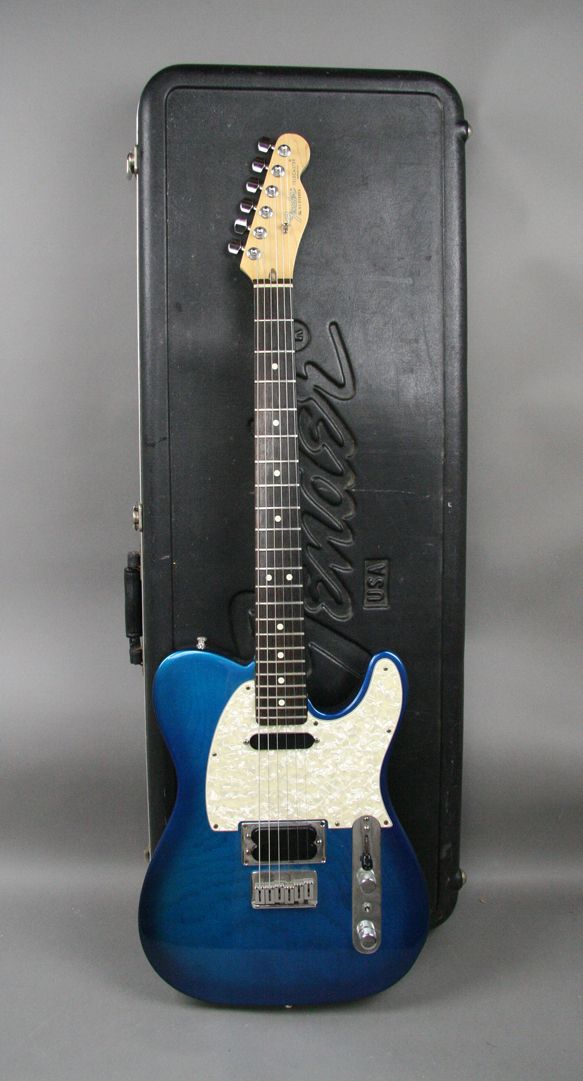 1991 USA FENDER TELECASTER PLUS GUITAR VERSION 1 RADIOHEAD BLUE BURST RARE  