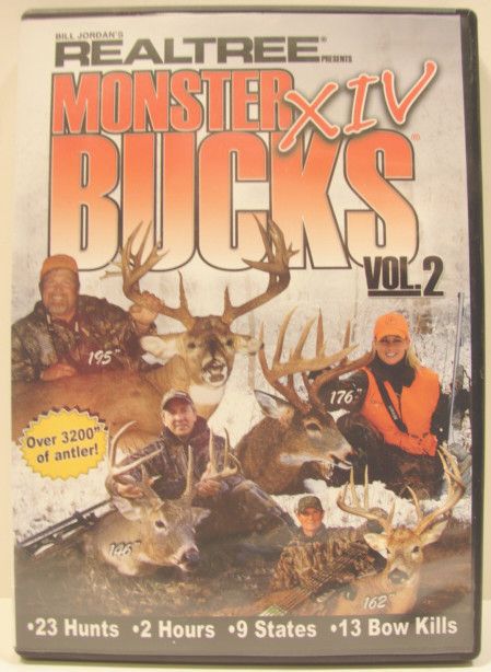 Bill Jordan’s Realtree Monster Bucks XIV Vol 2 Deer Hunting DVD Video 14  