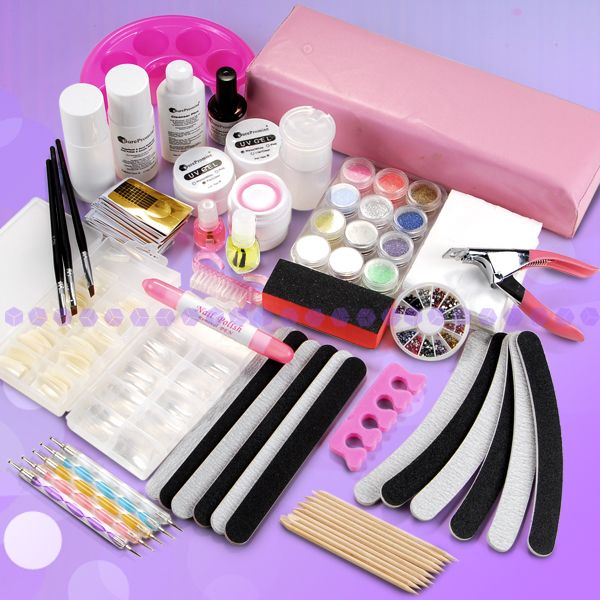 24N1 Juego Kit Set UV Gel Completo de UÑA Uñas Manicura  