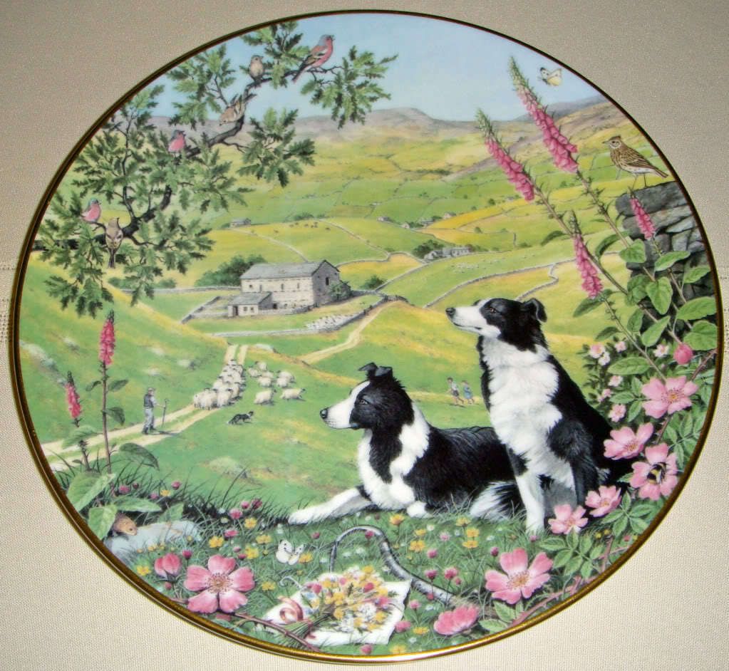 Creatures Great Small The Shepherds Path June Calendar Plate