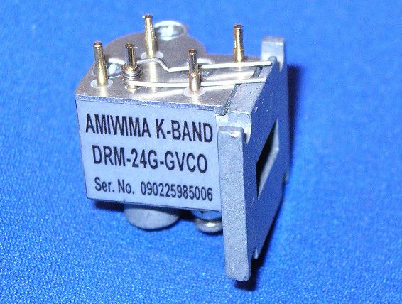 GUNN DOPPLER RADAR TRANSCEIVER 24 GHZ K Band VCO Dual I Q Output