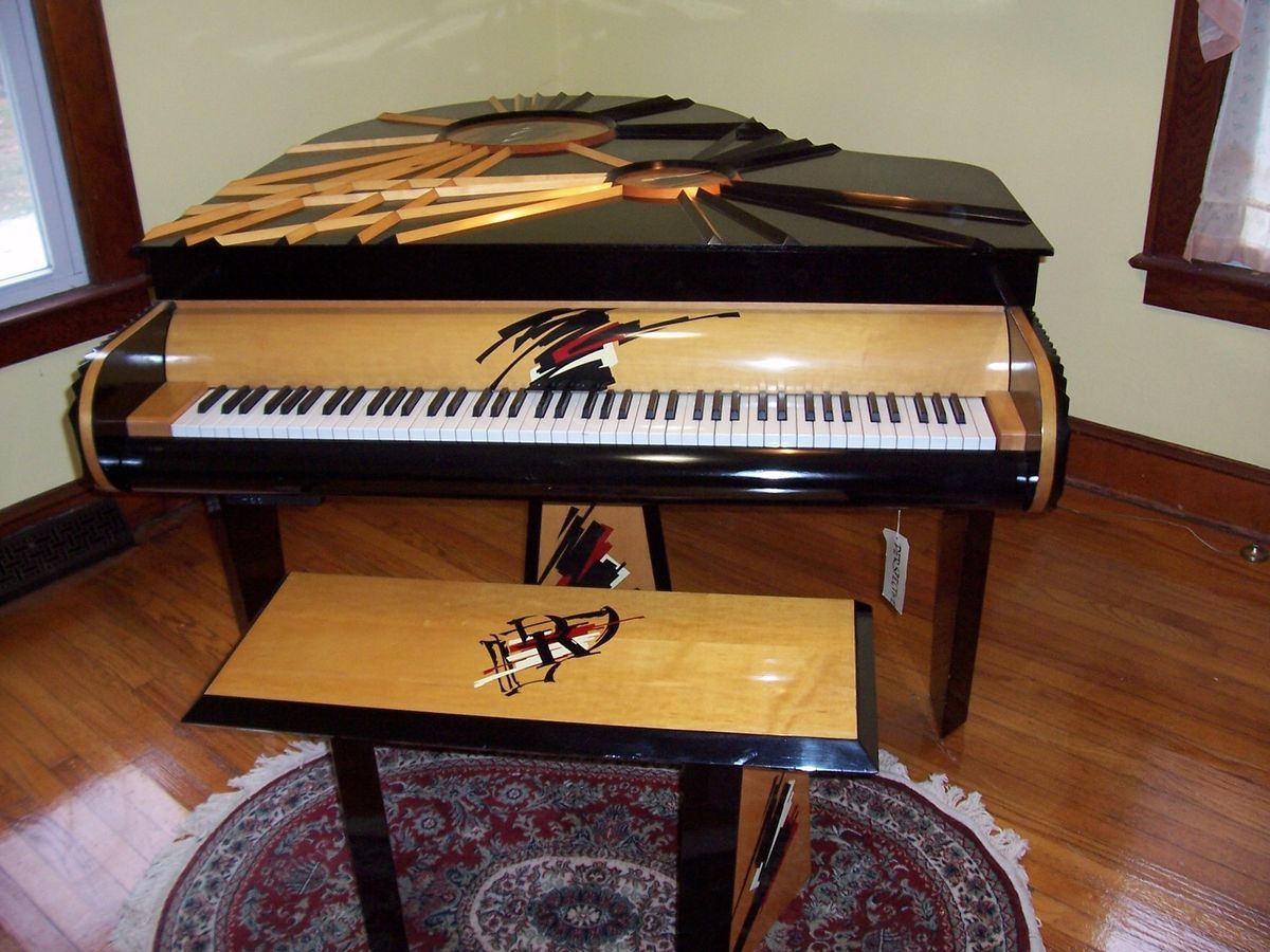 Kalman Detrich Baby Grand Designer Piano with Reproducer