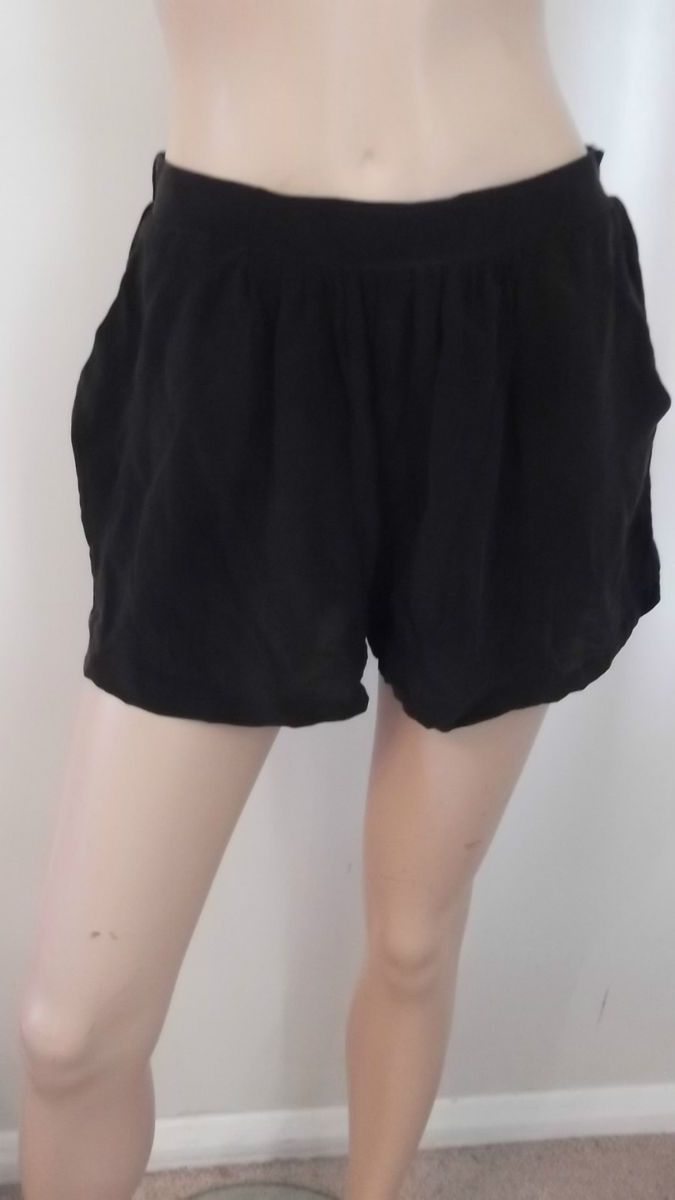 BELONGED TO KATIE PRICE BNWT TRUE DECADENCE BLACK 100 SILK SHORTS UK