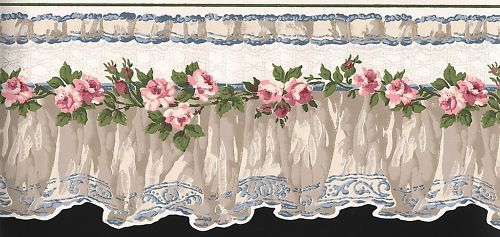 Wallpaper Border Floral Katzenbach and Warren