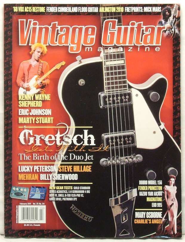 Magazine Gretsch Kenny Wayne Shepherd Eric Johnson Marty Stuart