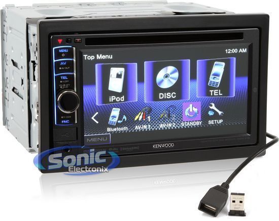 Kenwood DDX419 In Dash 6.1 Touchscreen CD/DVD Receiver w/ Bluetooth