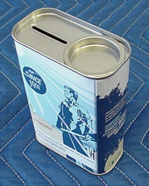 Jewish National Fund JNF KKL Keren Kayemet Charity Box Tin Pushke