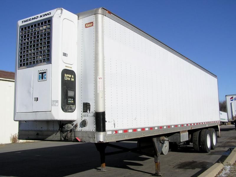 1998 Kidron 36 Refrigerated Reefer Trailer Thermo King Unit Tandem