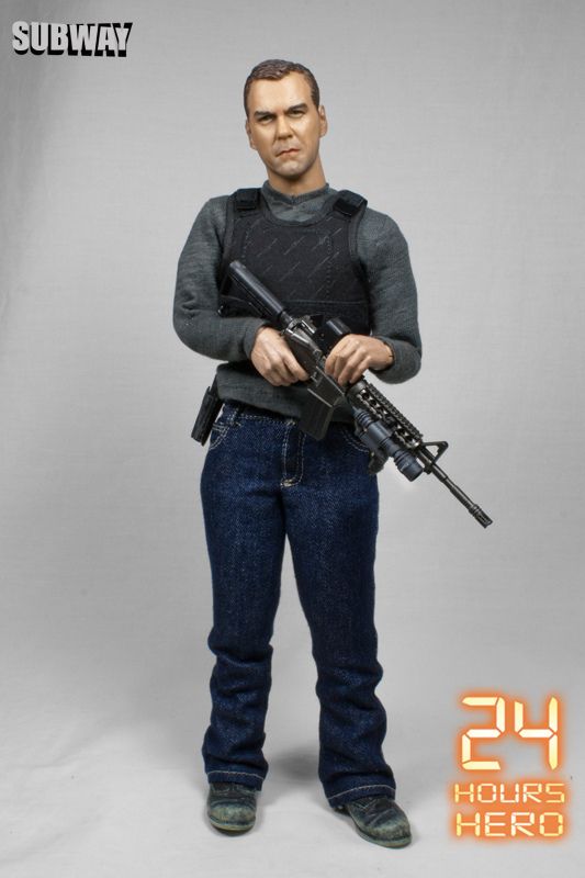 Action Figure 1 6 12 Subway 24 Hours Hero Kiefer Sutherland