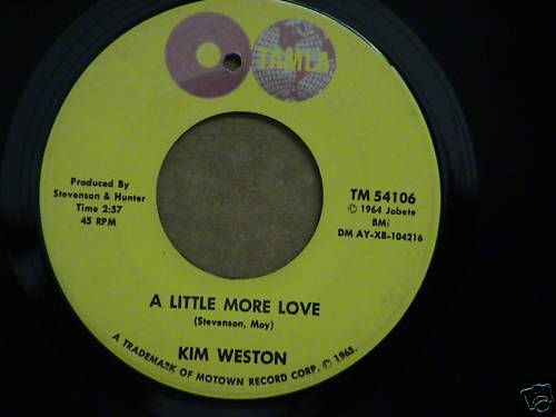 Northern Soul Kim Weston A Little More Love Tamla EX Hear Soundclip