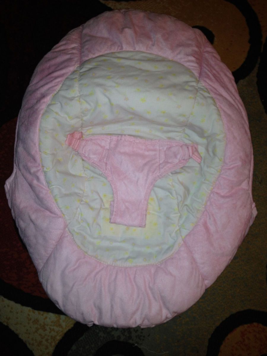 Kids II Baby Bouncer Bouncy Seat Replacement Cover Pink