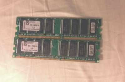 GB 2x512MB Kingston DDR PC 2100 266MHz KTC PR266 512