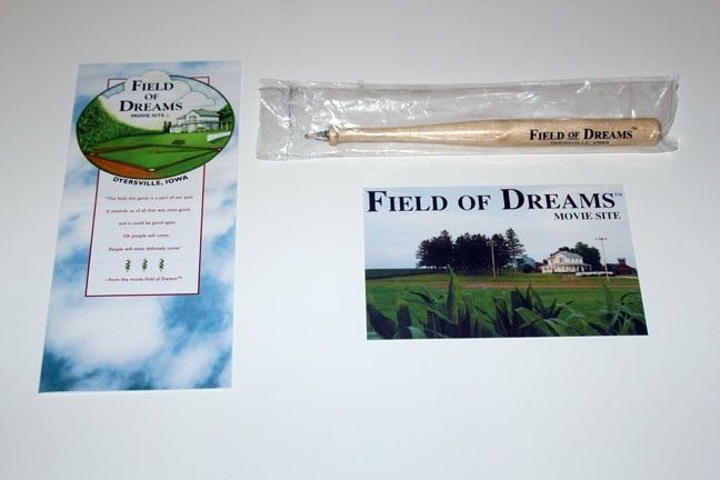  OF DREAMS Movie Site Mini Bat Pen Postcard Brochure Costner Kinsella