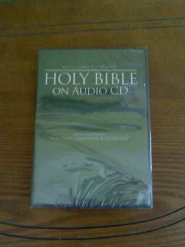 King James Version of The Holy Bible on Audio CD New