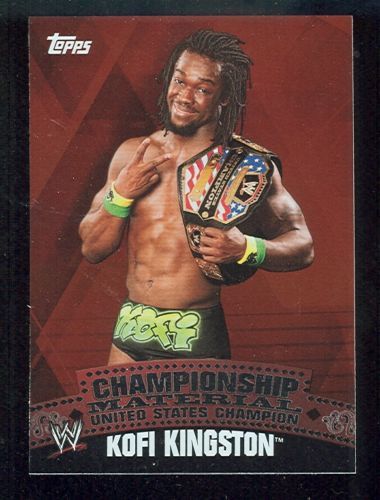 WWE Kofi Kingston 2010 Topps Championship Belt Puzzle