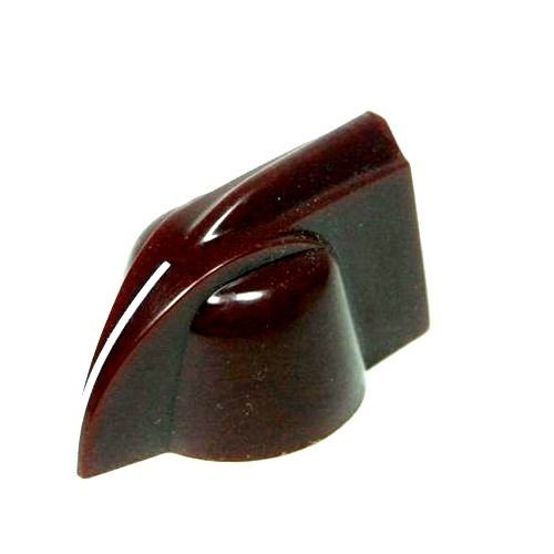 Raised Chicken Head Pointer Knob Set Screw 1 4 Brown