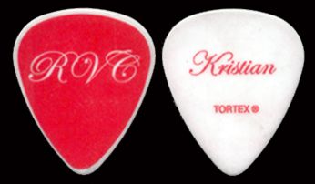 Heart 2010 2011 RVC Kristian Attard Guitar Pick