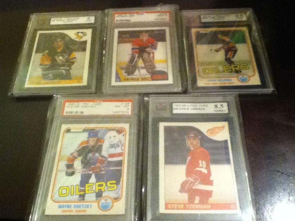 Pee Chee Mario Lemieux Rookie Kurri Rookie Gretzky 3 RD Year Etc