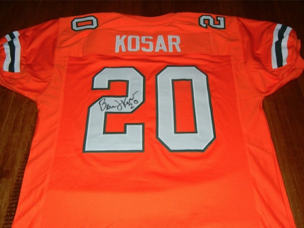 BERNIE KOSAR #20 Signed MIAMI HURRICANES Jersey   National Champion